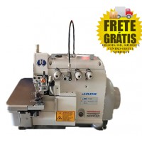  JK-798D-3-82/233 JACK Máquina de Costura Overlock Direct Drive 1 Agulha 3 fios C/BK 